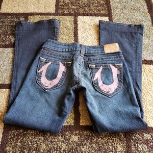 True Religion Flare Pink Painted 